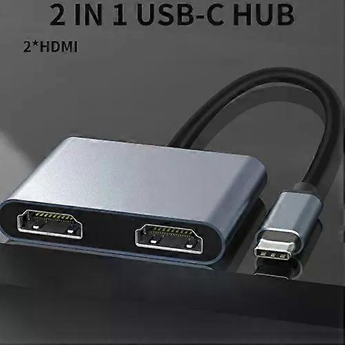 tebe USB C HUB Adapter Type-c to 4K HDMI-Compatible Docking Station Support MST For Macbook HP Multi-port USB-C hub