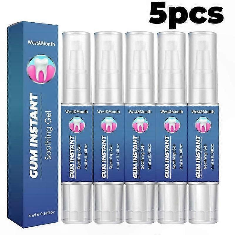 Gel for Gum Care, Repair, and Whitening Support with 5 Applications
