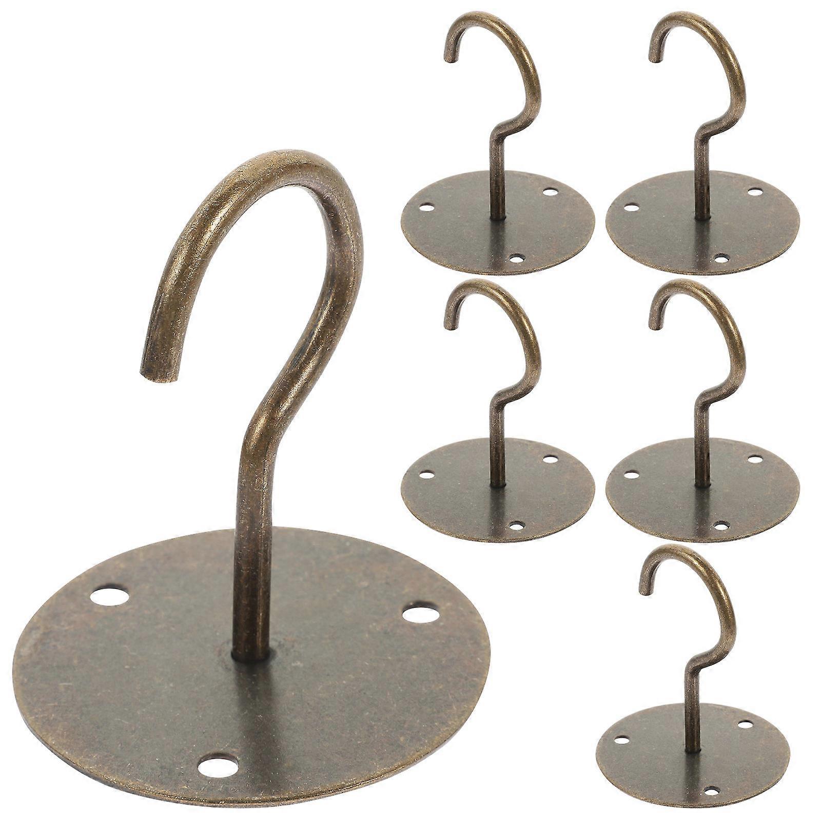 Ceiling Hook for Home Heavy Duty Iron Hooks Hanging 5Sets