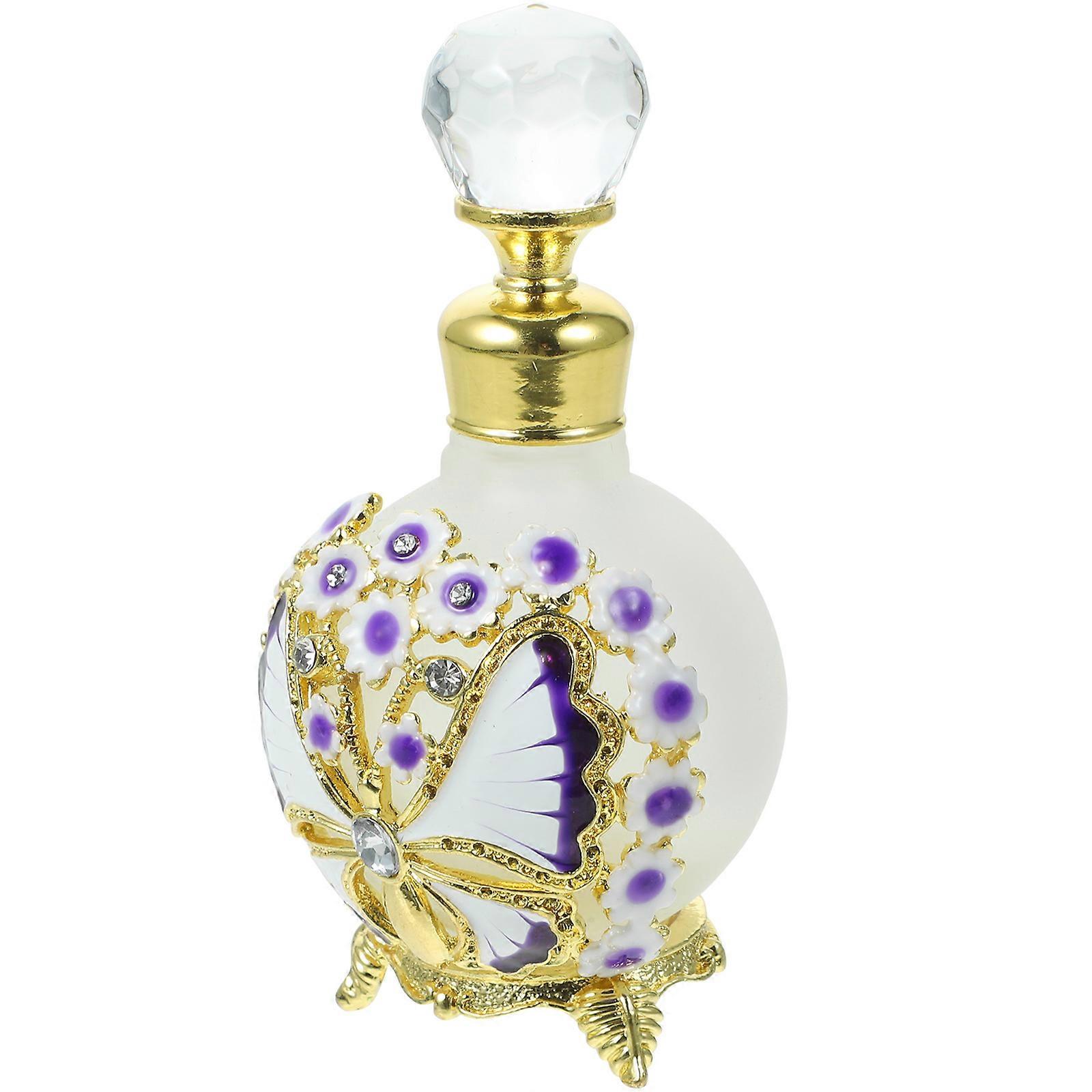 Perfume Container Glass Perfume Bottle for Storage 4Pcs