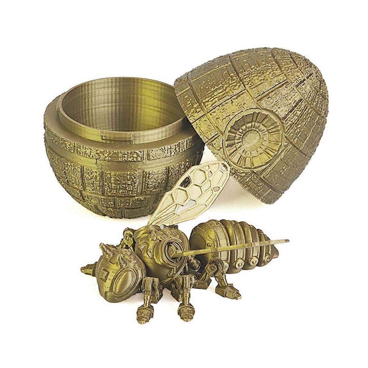 Mechanical Bee Cool Cute Children's Gift Hand Model bronze color