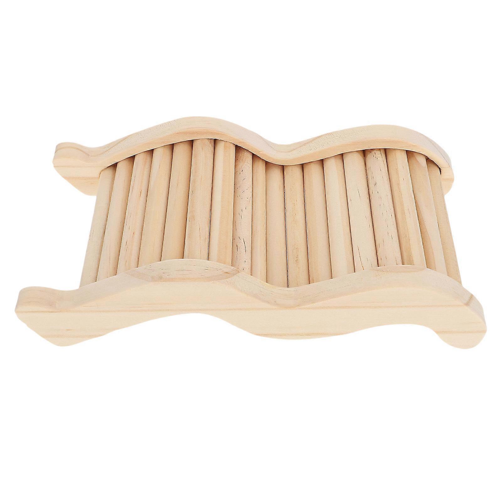 Hamster Accessory Wooden Hamster Toy for Pet Use Khaki