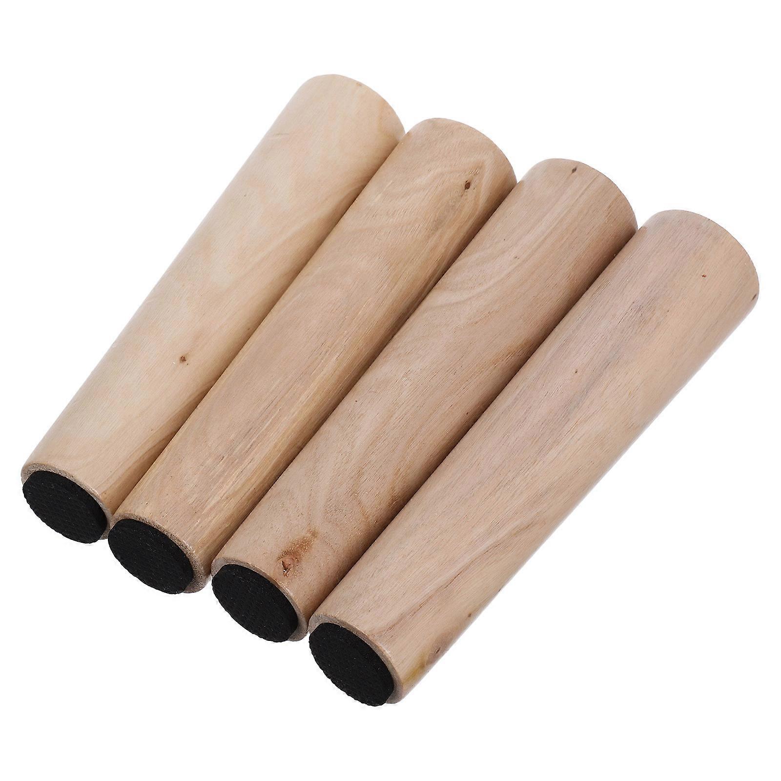 Furniture Legs Square Home Improvement Rubber Support Replacement 4Pcs