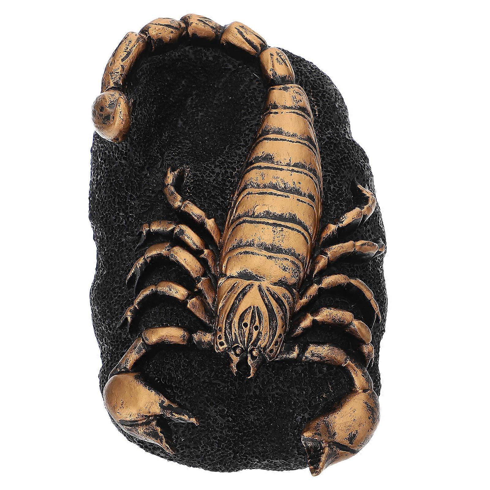Sphere Display Base Resin Scorpion Statue for Decoration 2Pcs