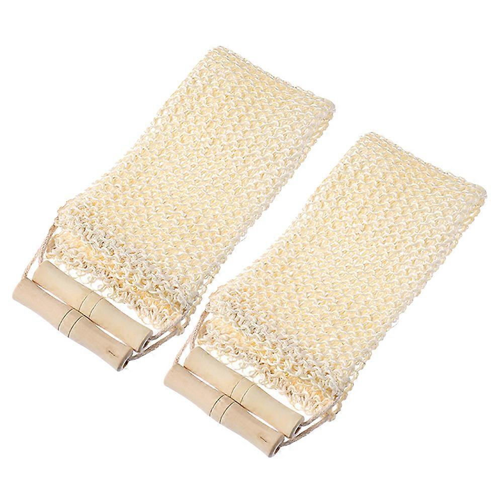 Bath Back Scrubber Sisal Exfoliating Washcloth for Deep Cleaning 8Pcs
