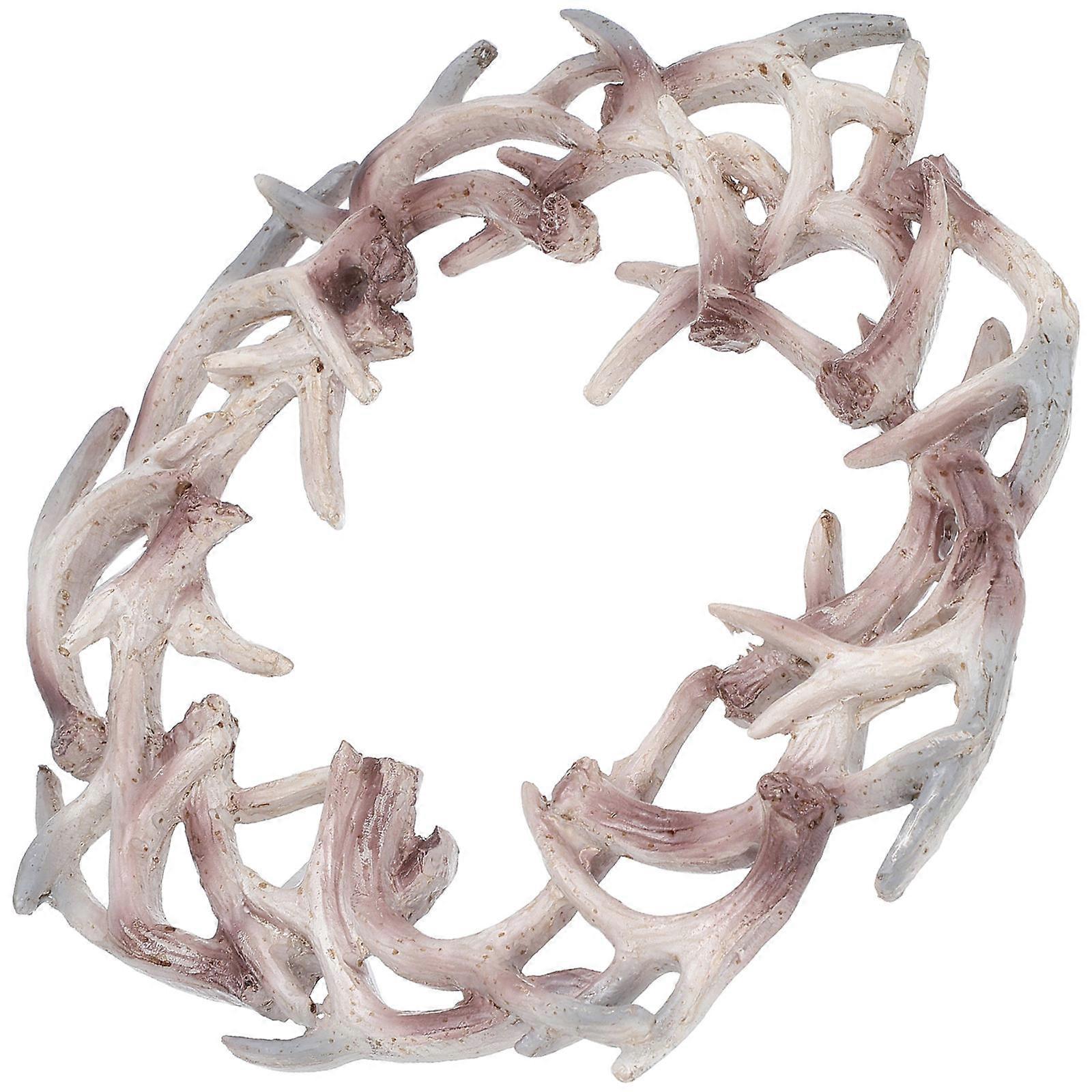 Resin Christmas Wreath Decorative Front Door Wreath 4Pcs Bundle