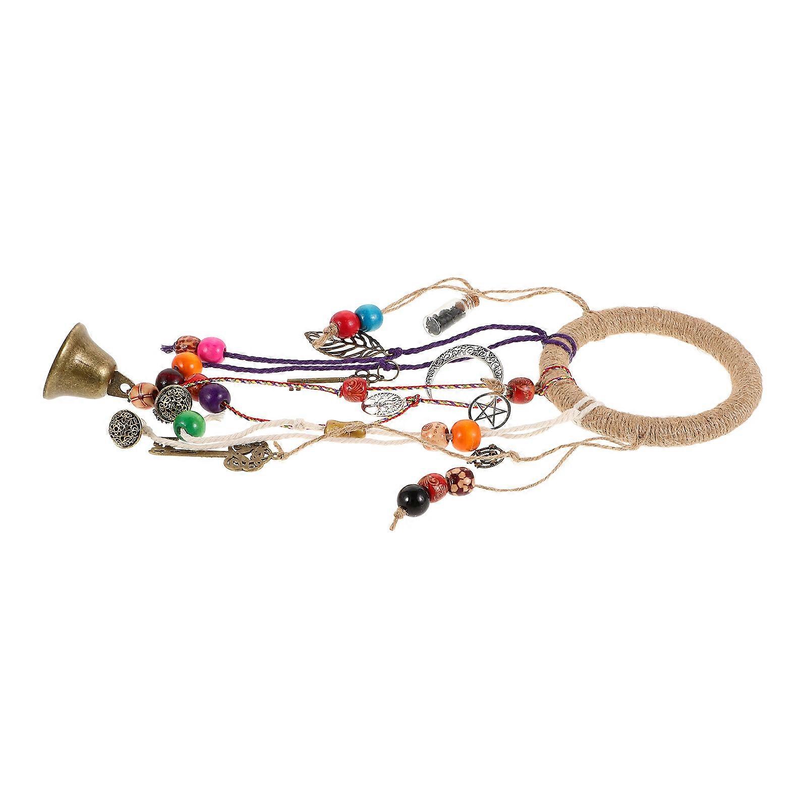 3Pcs Hanging Witch Bell Wind Chime for Door Knob Rustic Ornament