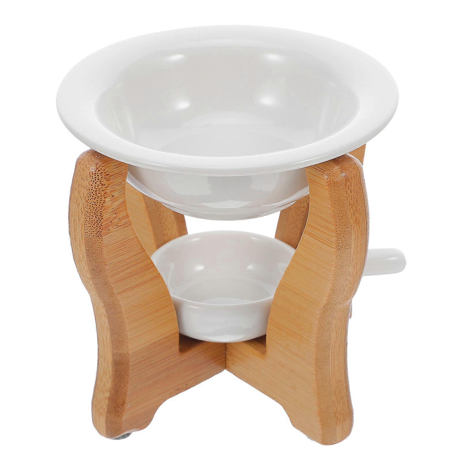 Scented Tealight Candle Holder Unique Bamboo Stand For Reading Yoga Room Multi Color Aroma Diffuser 2 Sets