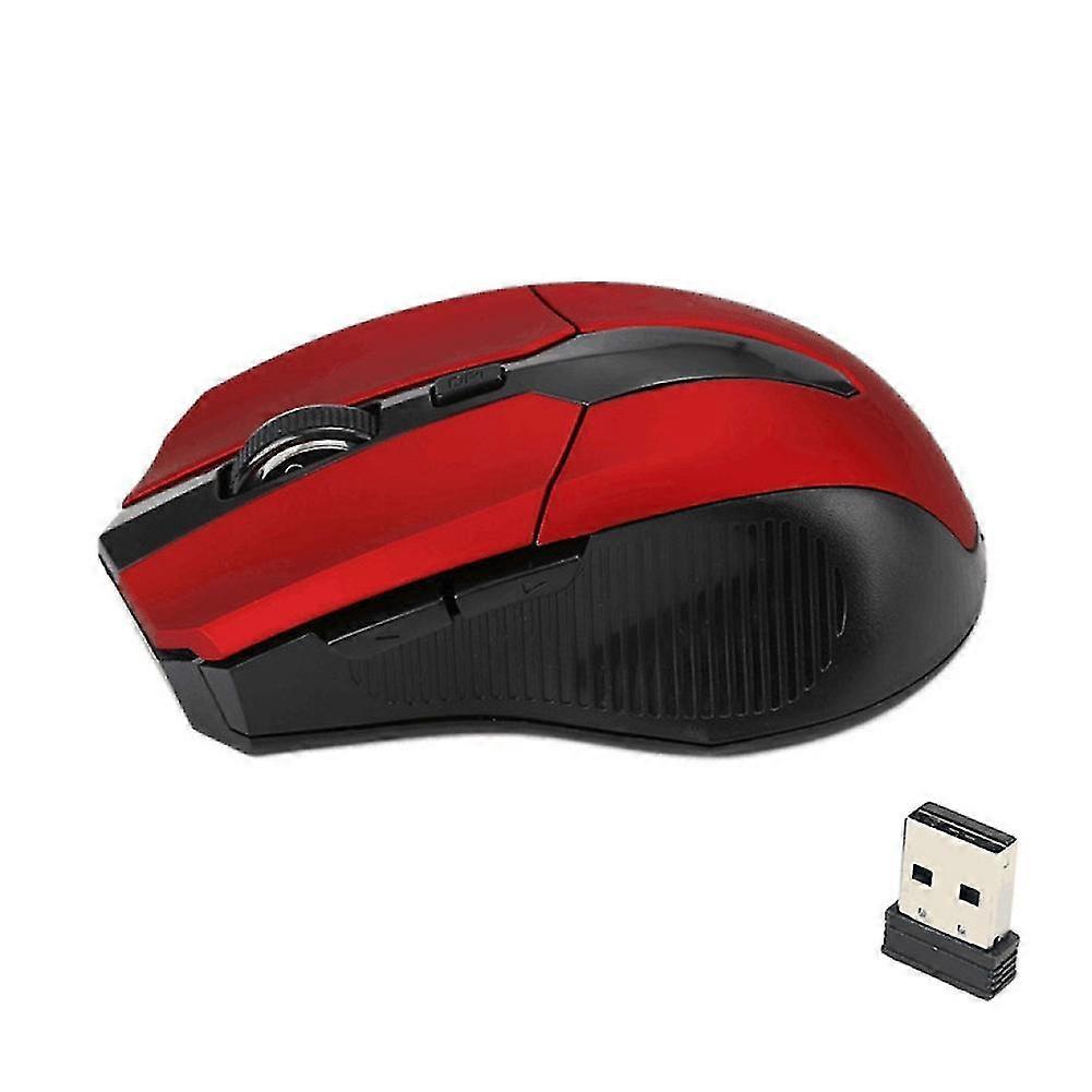 2025 2.4GHz 1600 DPI Ergonomic Wireless Optical Mouse USB 2.0 Receiver for PC Laptop