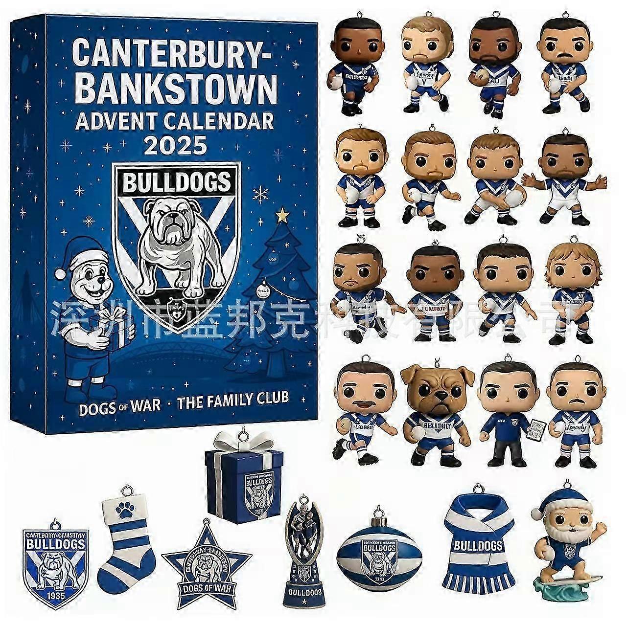 Canterbury-Bankstown Bulldogs Christmas Advent Calendar Blind Box