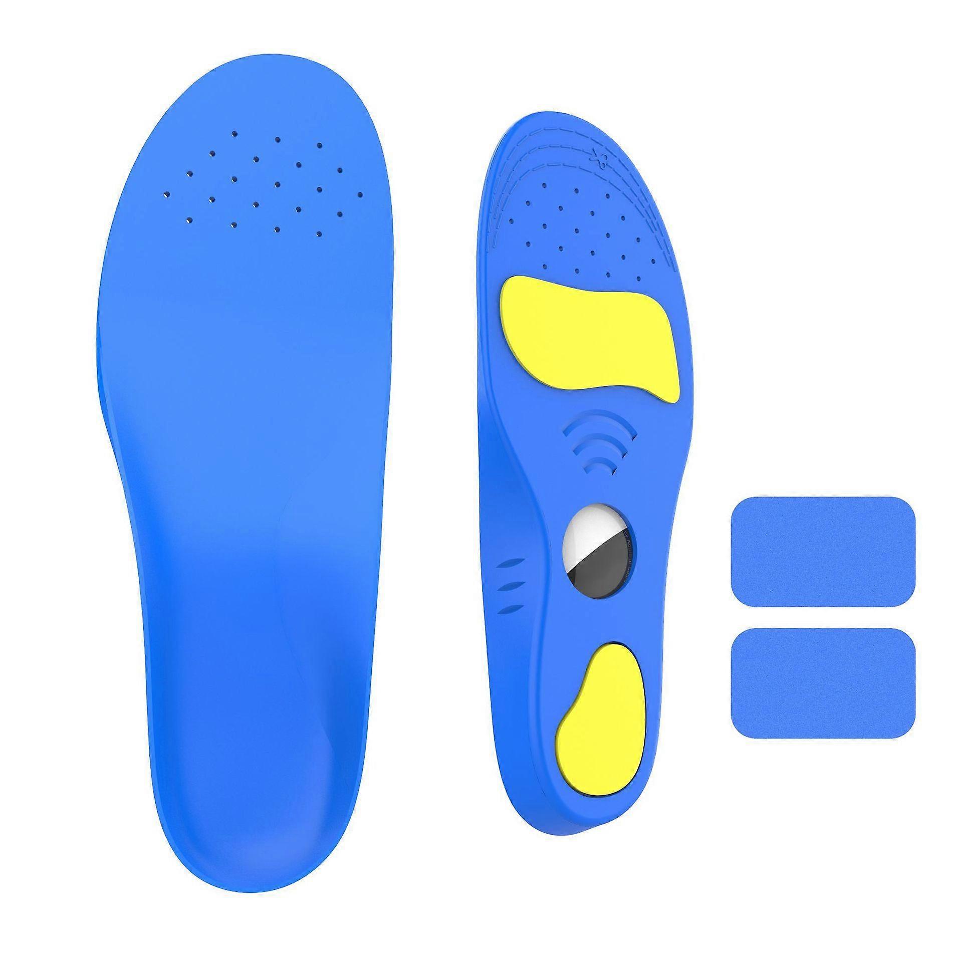 Insoles for airtag Kids, Kids air-tag Shoe Insert, Adults and Elderly, Tracker Devise Case for Kids' Shoes, Blue