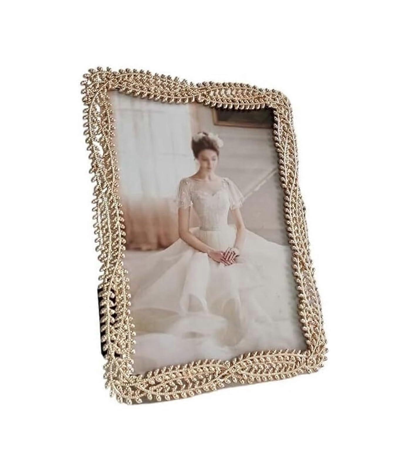 Decorative Embellishment Picture Frame Table Two-Way Display 12.7 x 17.7 cm Horizontal And Vertical Use Model