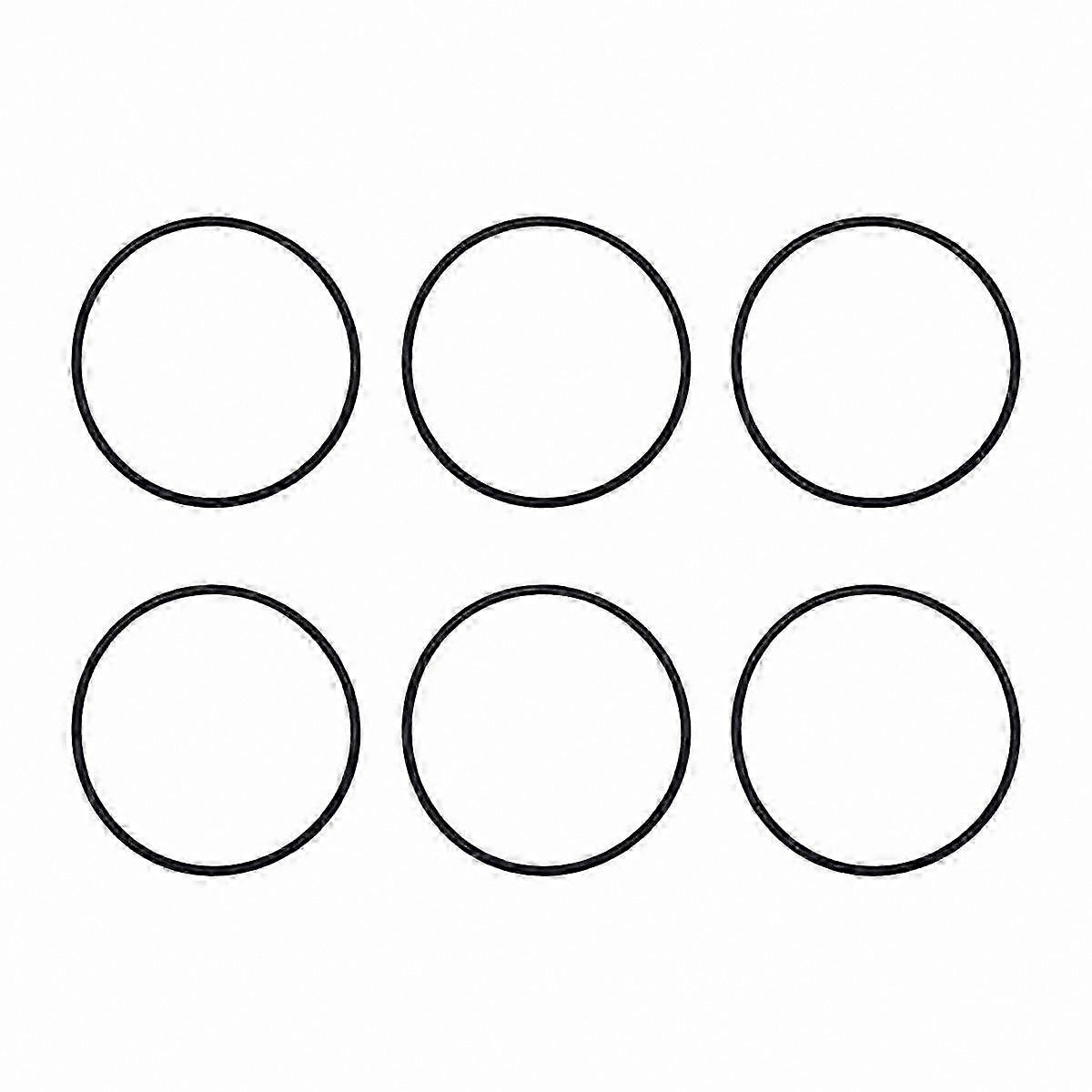 6-Pack Black O-Ring for Pool Chlorinator Cover, Compatible with CL200 and CL220 Models