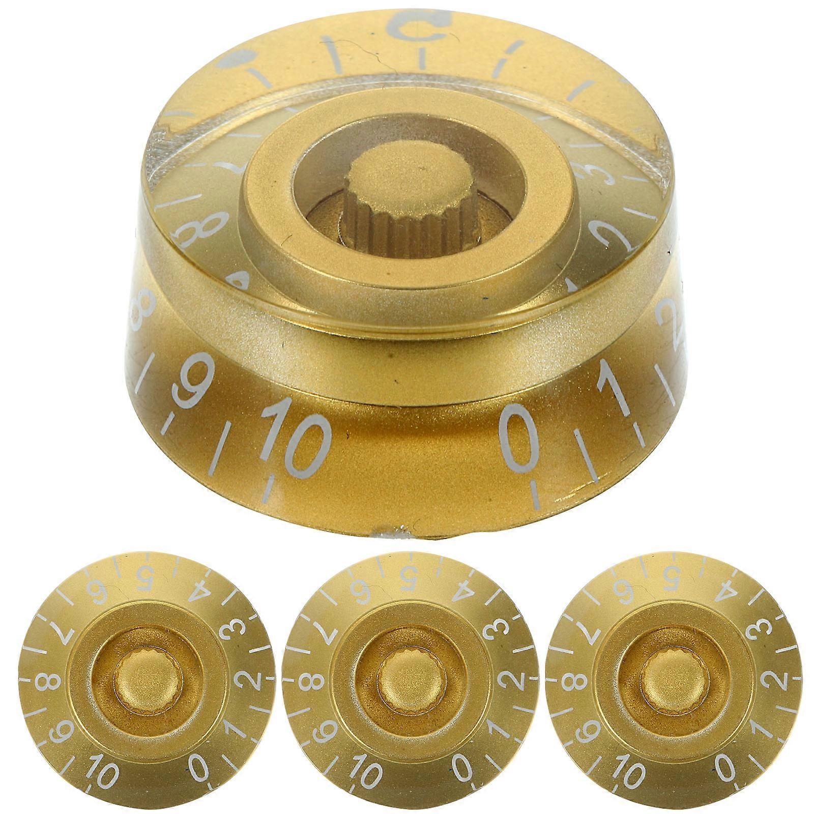 20 Pcs Guitar Tuning Tone Buttons Volume Control Knobs For Instrument Owners 2.7x1.3cm Size