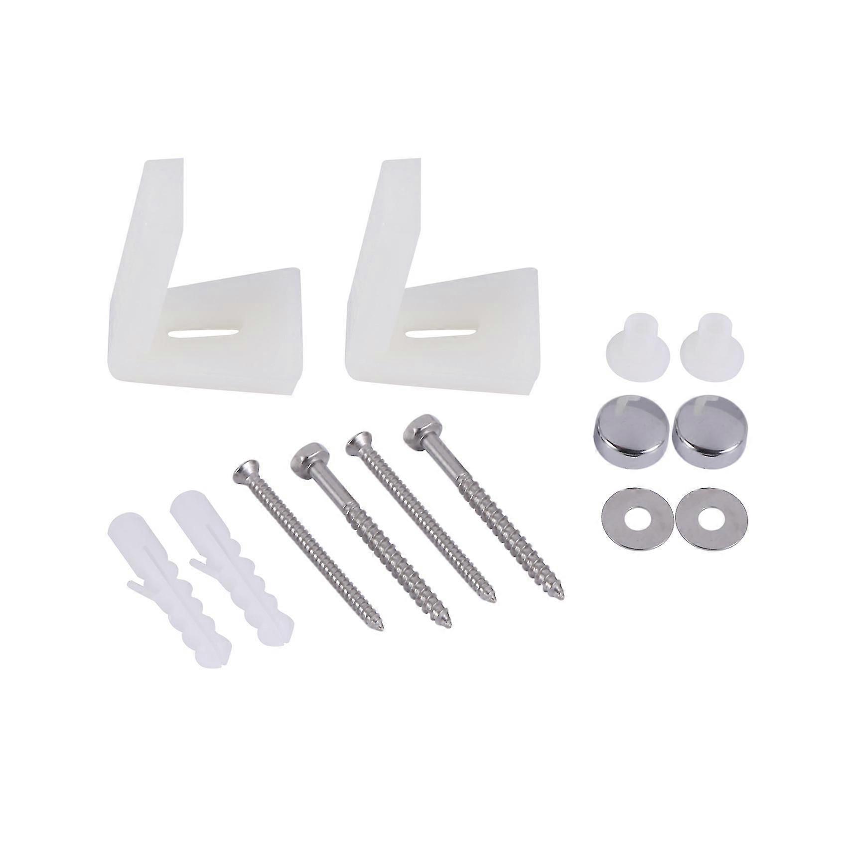 Bathroom Angled Floor Wc Toilet Pan Bidet Or Semi Pedestal Fixing Kit