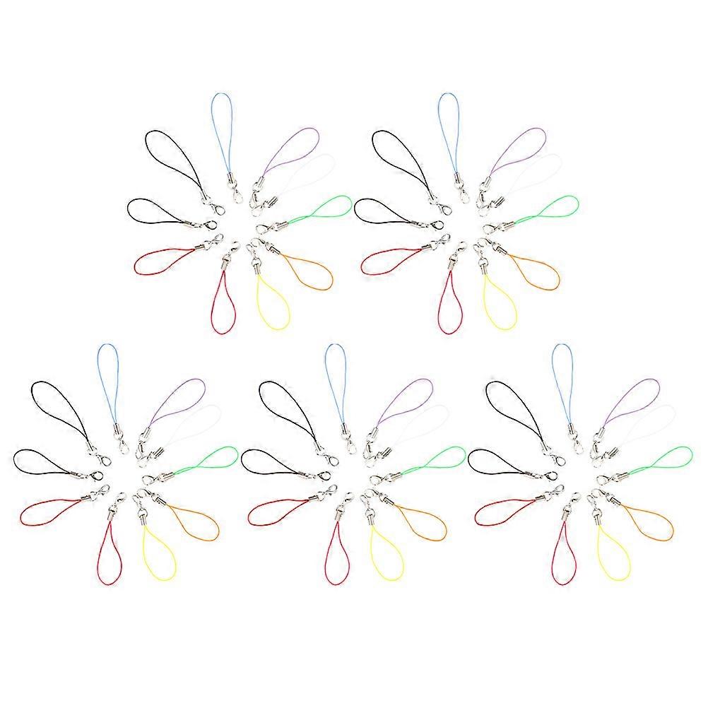 Mobile Phone Lanyards Lobster Clasp String Strap for DIY Accessories 150Pcs