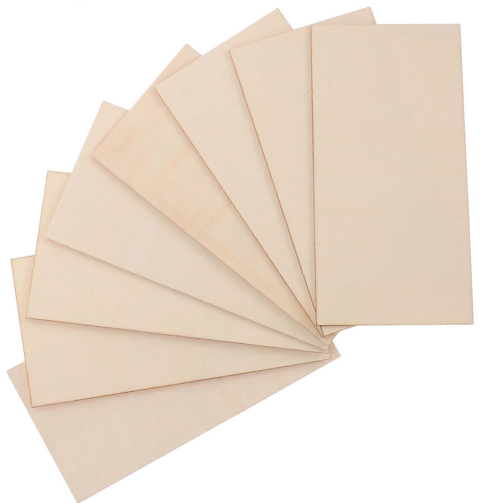 32 Pcs Unfinished Wooden Cutouts Rectangle 10X20Cm For Painting DIY Graffiti Craft Projects Designed For Crafters