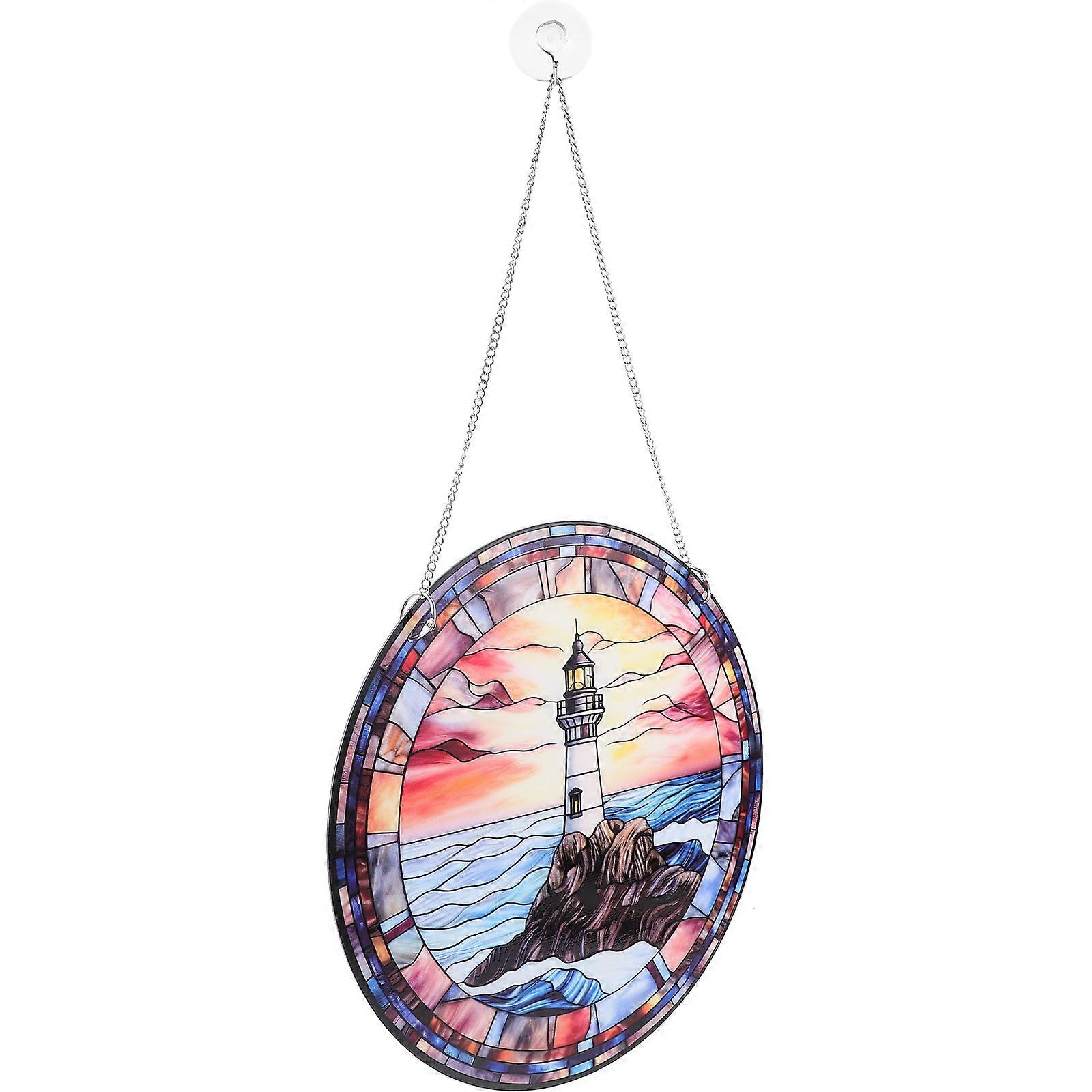 Creative Acrylic Pendant Window Hanging Decor For Home Parties With Vibrant Color And Easy Installation 4Pcs