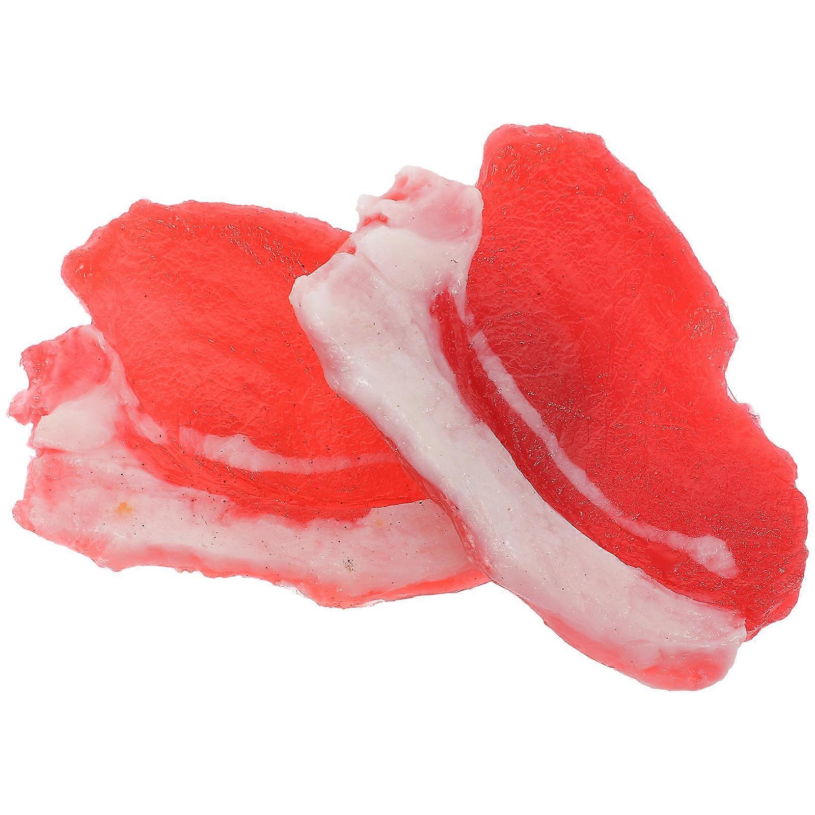 Fake Pork Simulation Model for Decoration Crafted 4Pcs