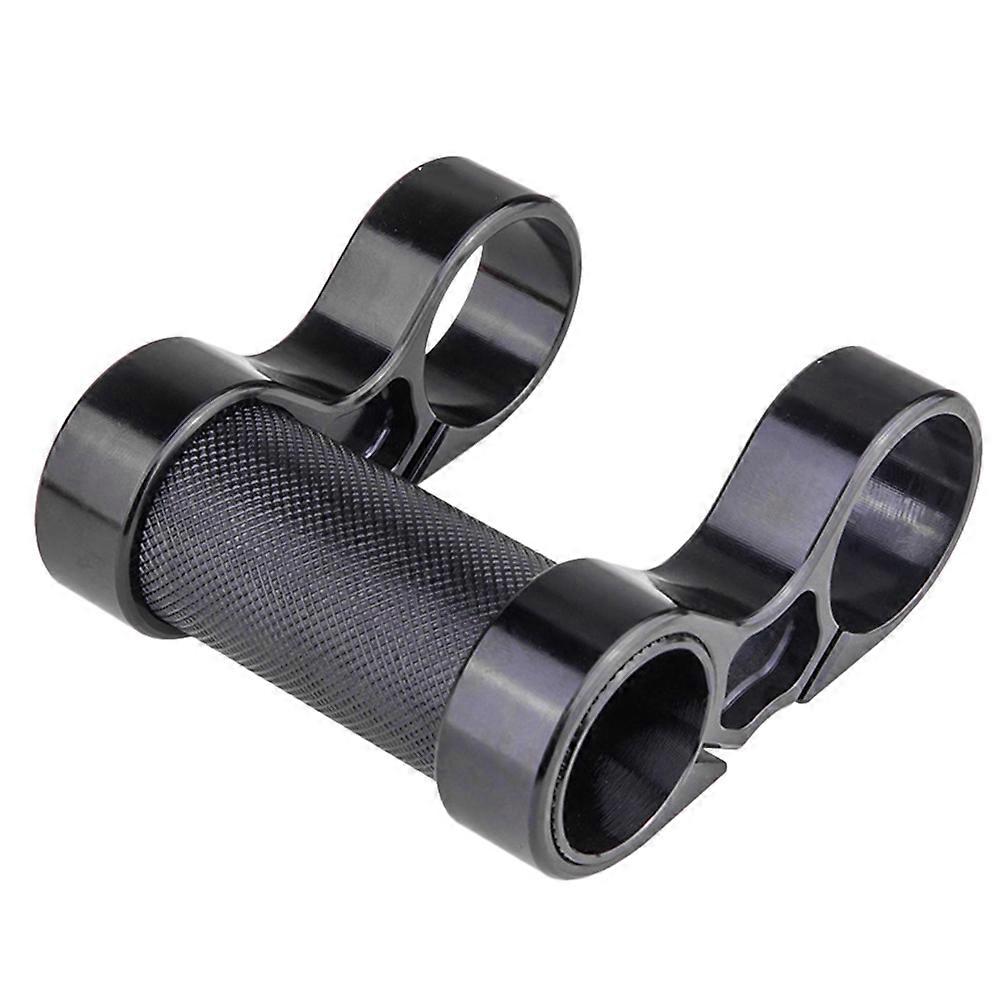 Folding Bike Accessories Practical Folding Handlebar For Bicycle Maintenance Black Aluminium Alloy Replacement 1Pack