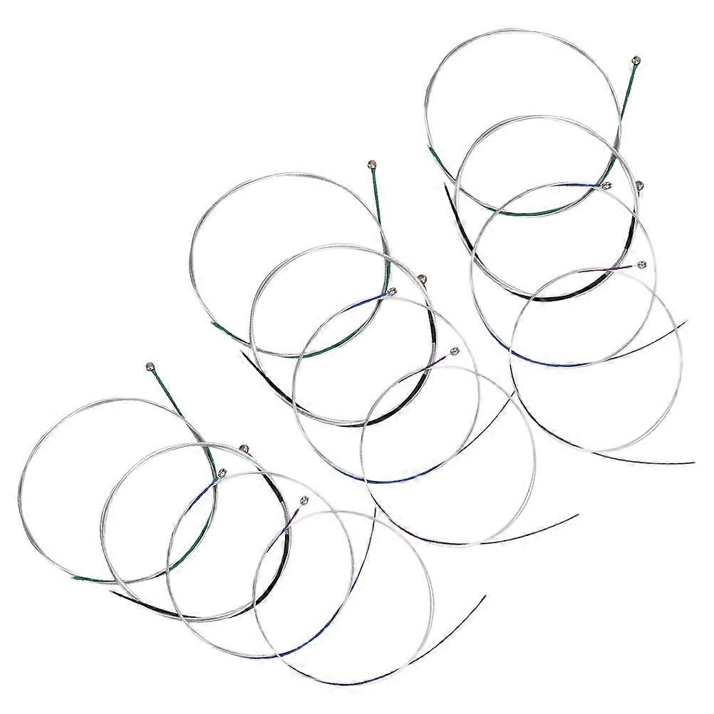 Violin Strings Small Violin Strings for Replacement 12Pcs Full Set Silver