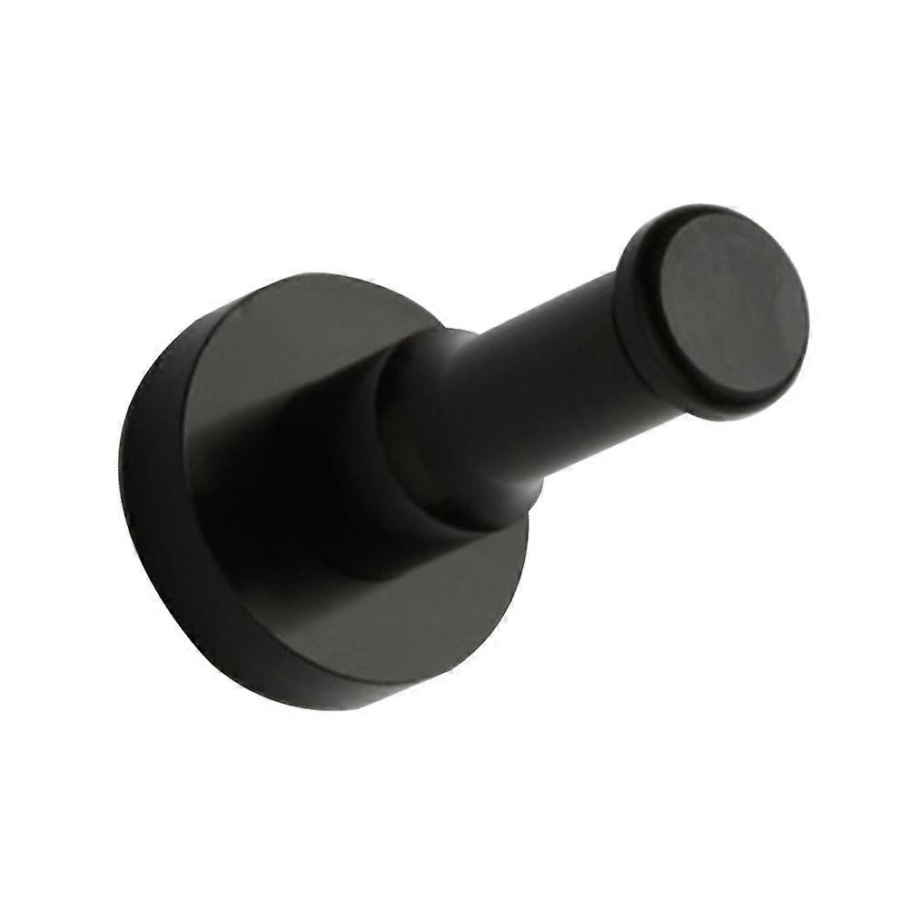 Black Space Aluminum Door Hook for Hanging Clothes Single Hook