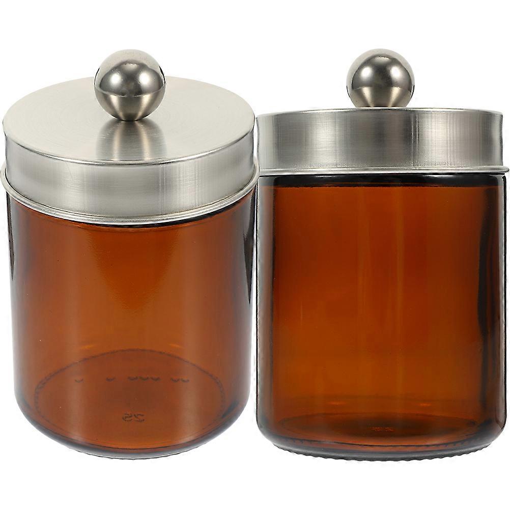 Household Storage Canister Glass Jar for Multi-Functional Use 6Pcs