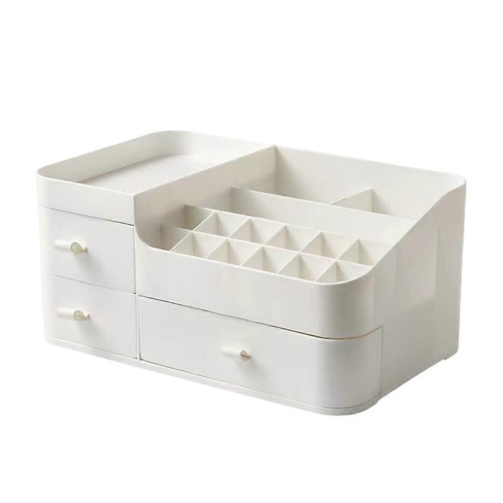 Makeup Organizer with Drawers Dressing Table Brush Storage Holder Home
