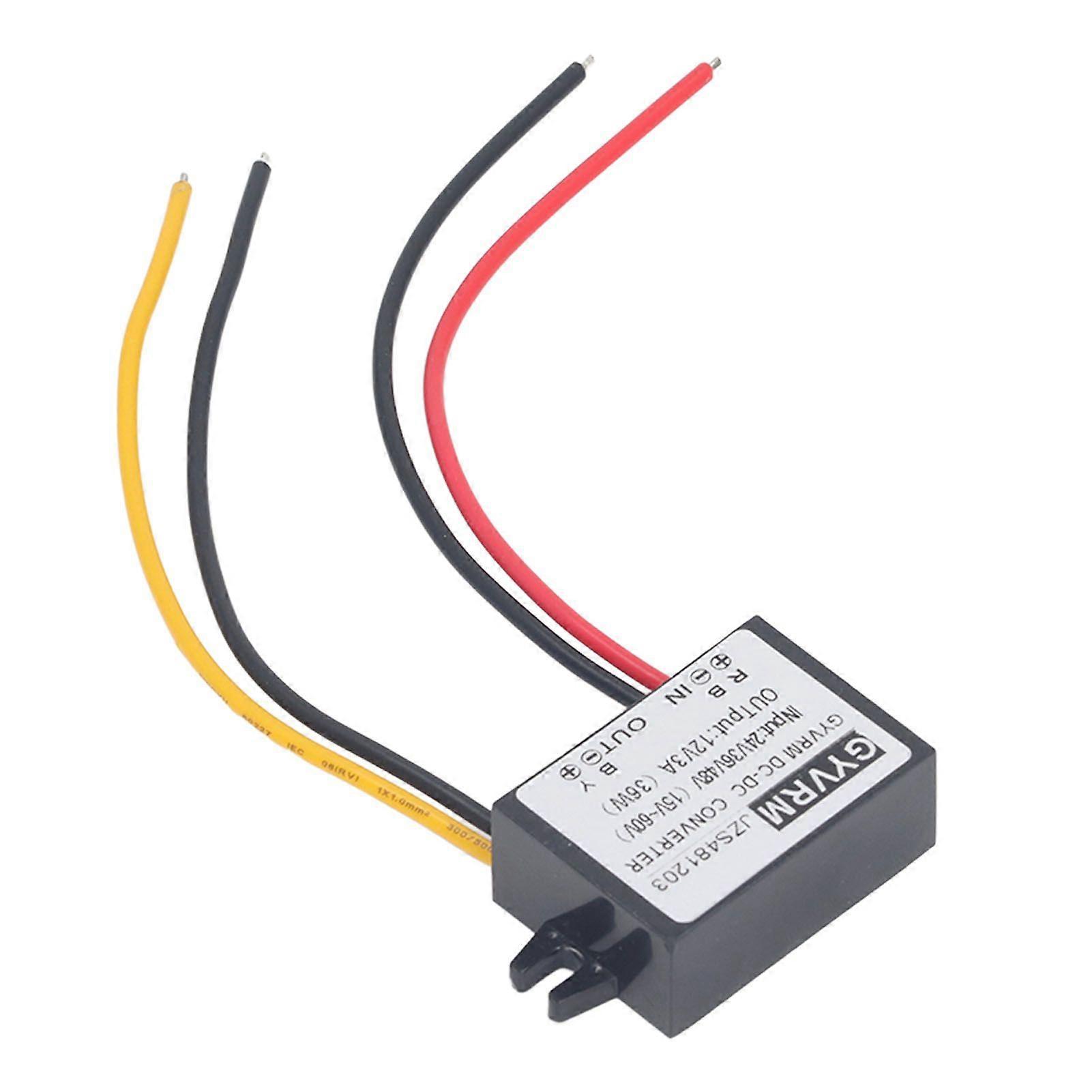 Buck Module 36W Super Thin DC 24V 36V 48V 1560V to DC 12V3A Buck Transformer Voltage Regulator