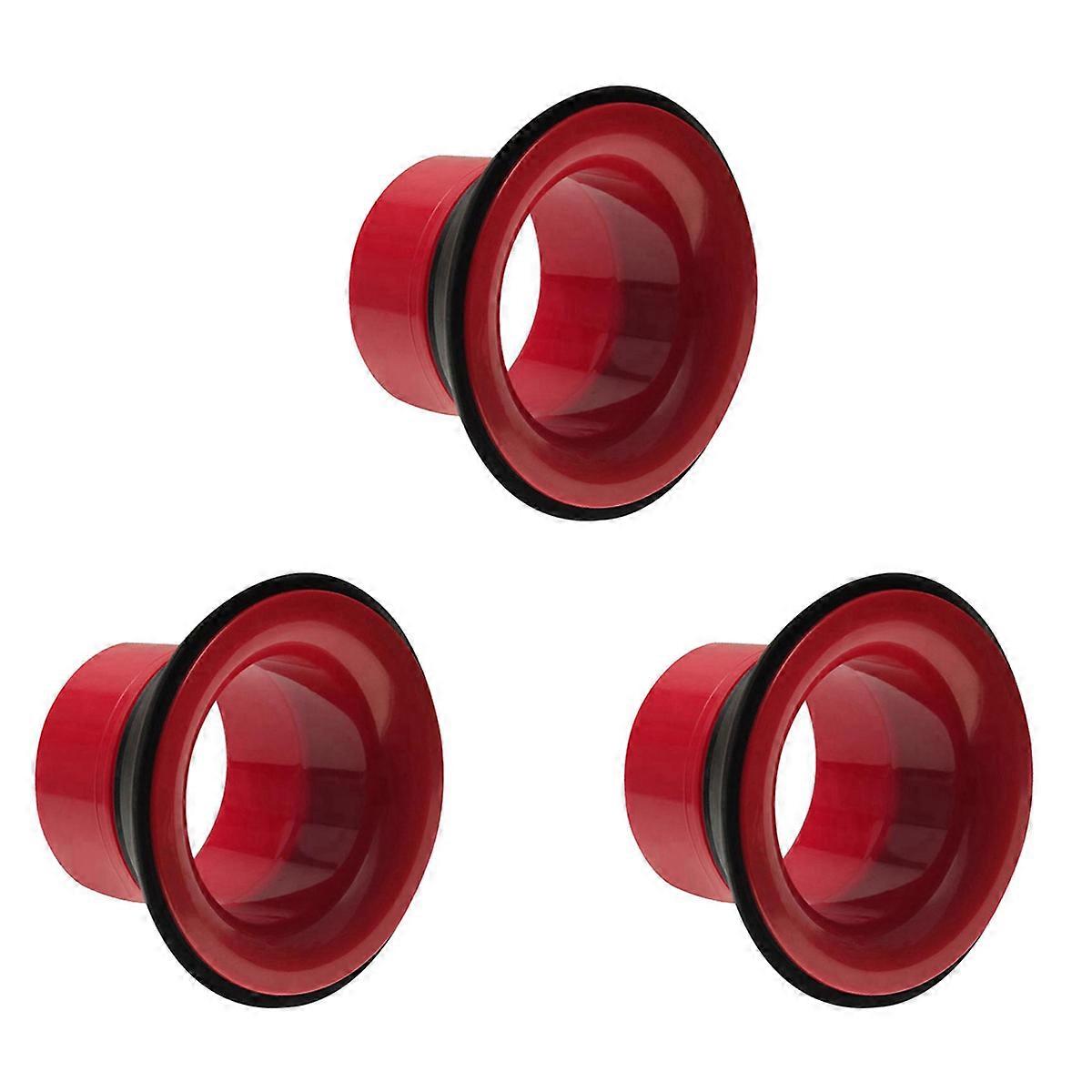 Bass Drum Enhancer ABS Rubber Bass Drum Kick Enhancer ,Red