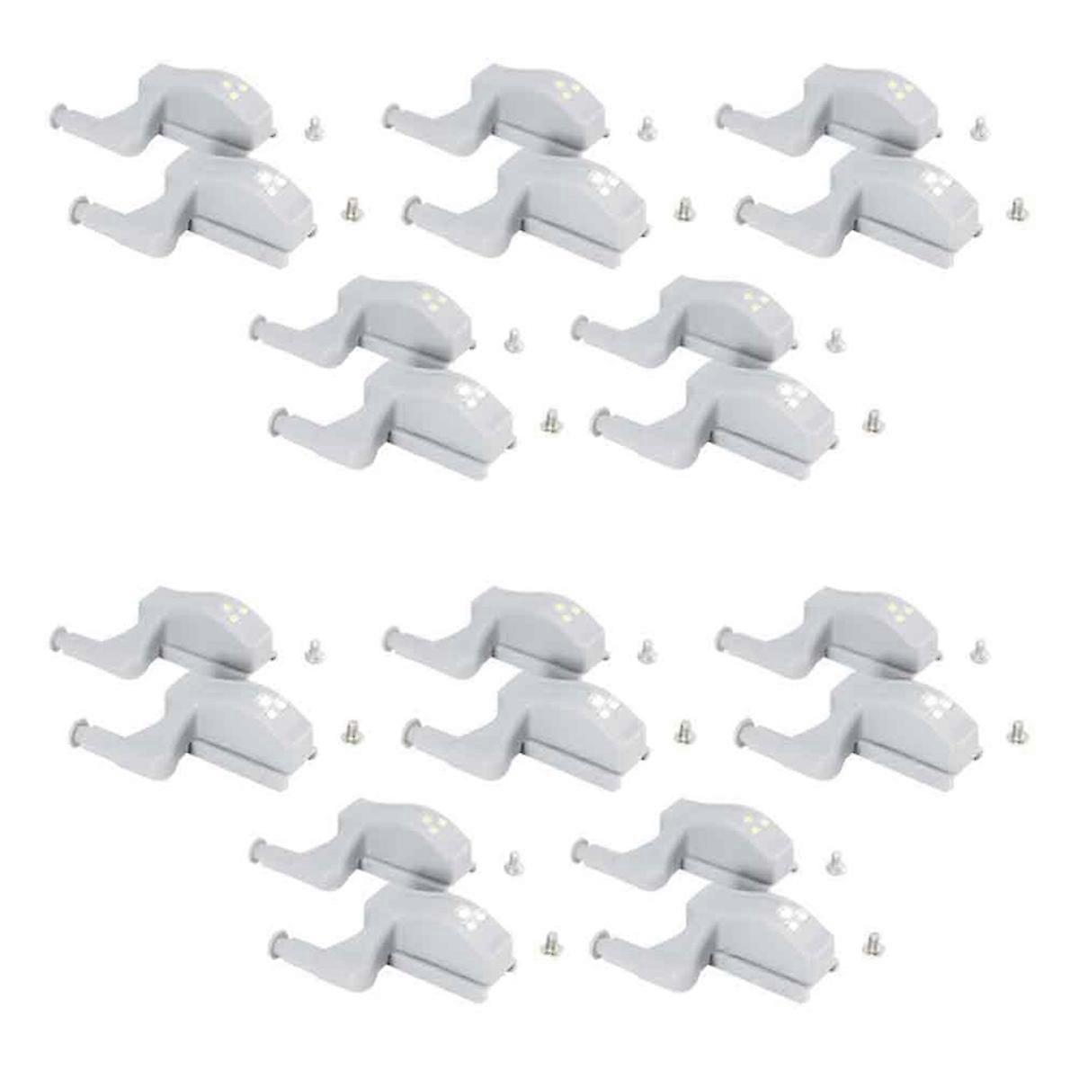 10LED Wardrobe Hinge Light Under Cabinet Light Cupboard Sensor Lights