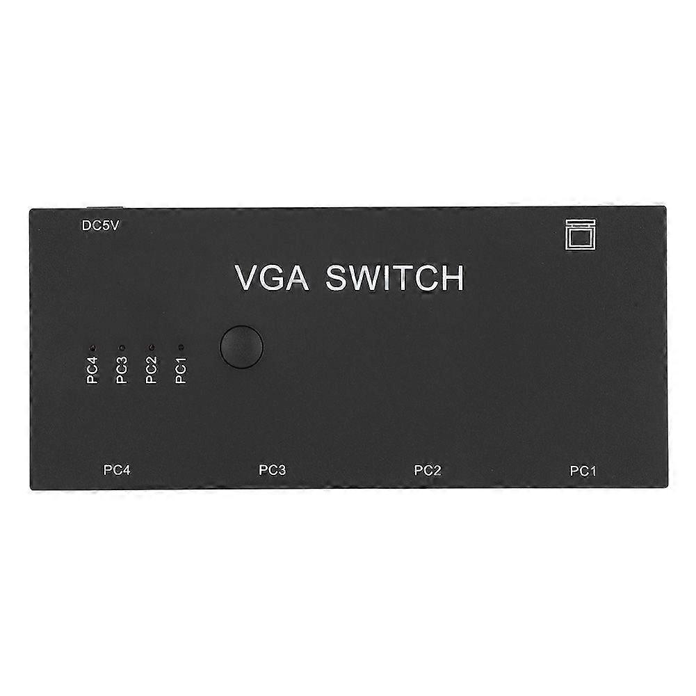 VGA Splitter 4-in 1-out Video Converter Switcher Computer Accessory 1920 x 1080 for HD Display