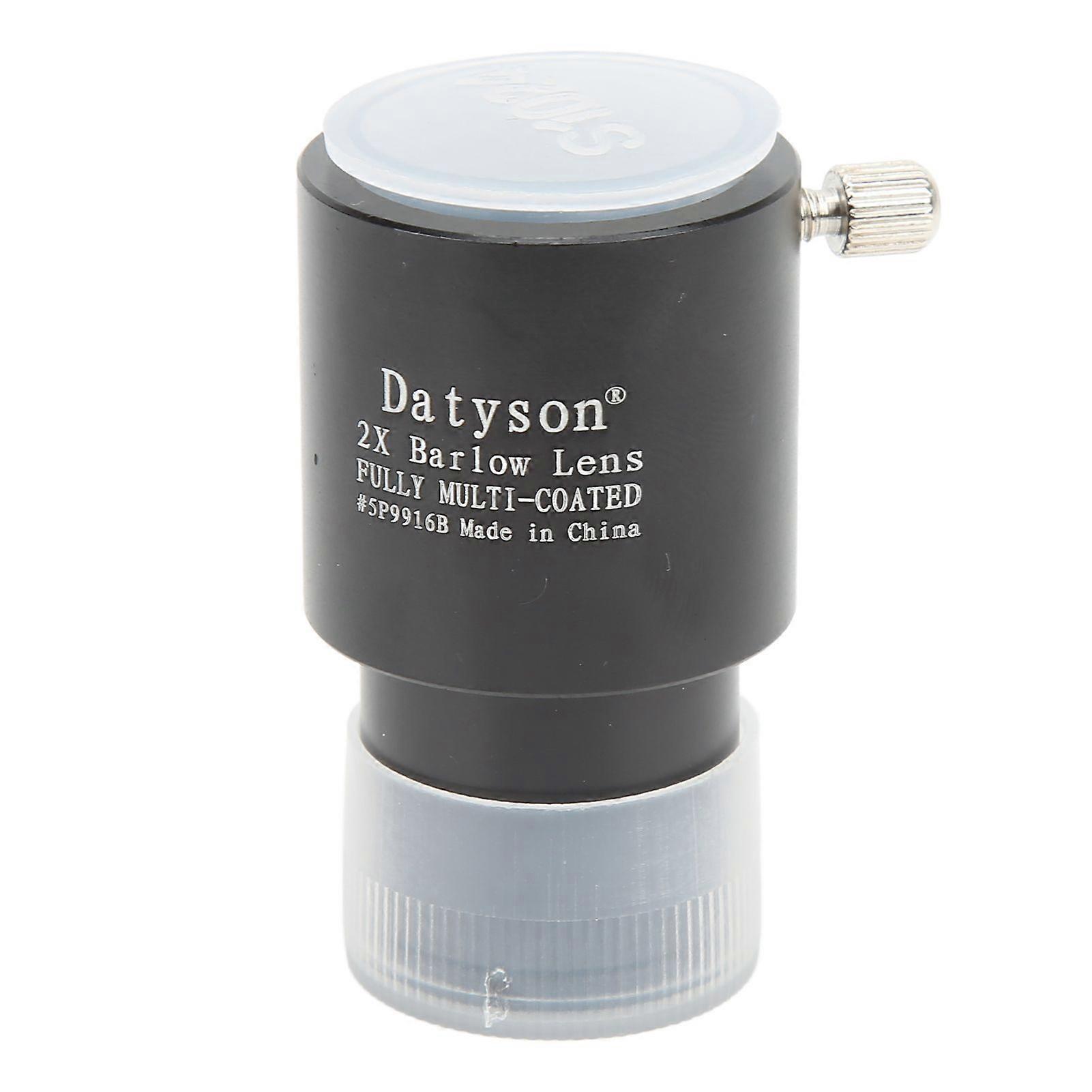 Barlow Lens 2X Full Multi Layer Coated Glass Telescope Barlow Lens for 0.965in Astronomical Telescope Eyepiece