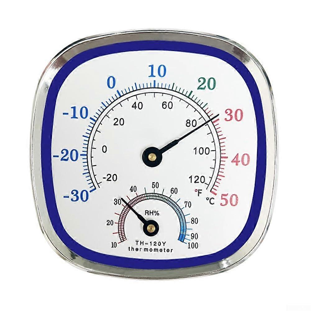 Small Digital Hygrometer Indoor Temperature Humidity With Pointer Display Compact ABS Design For Indoor Climate
