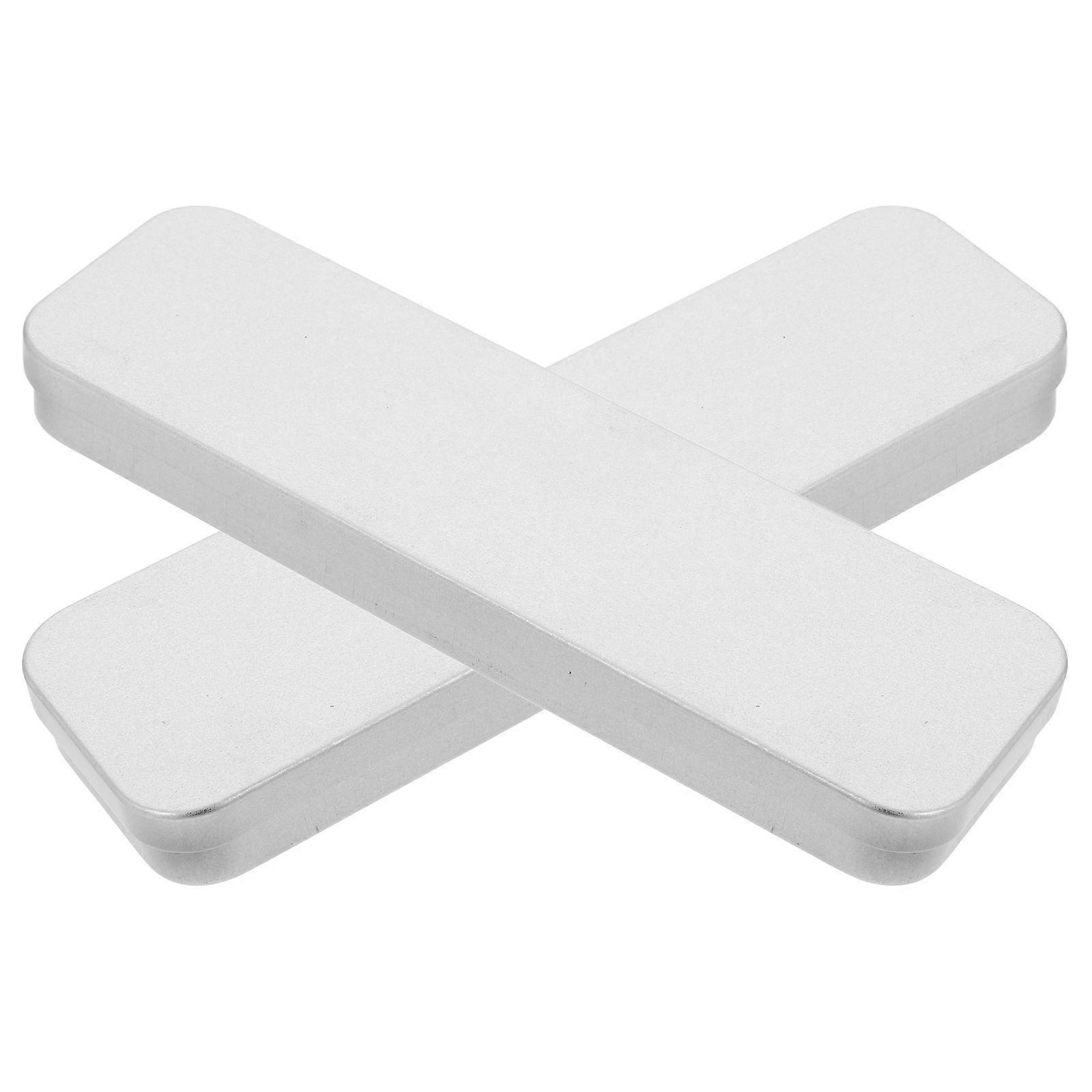 Portable Tinplate Pencil Case for Pen Storage 6Pcs Container