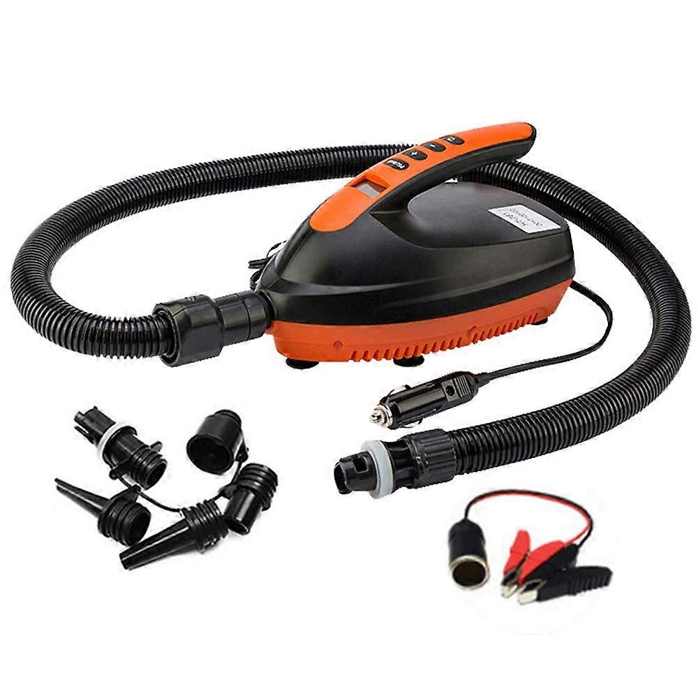 16PSI Single Stage Portable Air Pump with 6 Nozzles for Inflatable Items, Compact and Lightweight Design