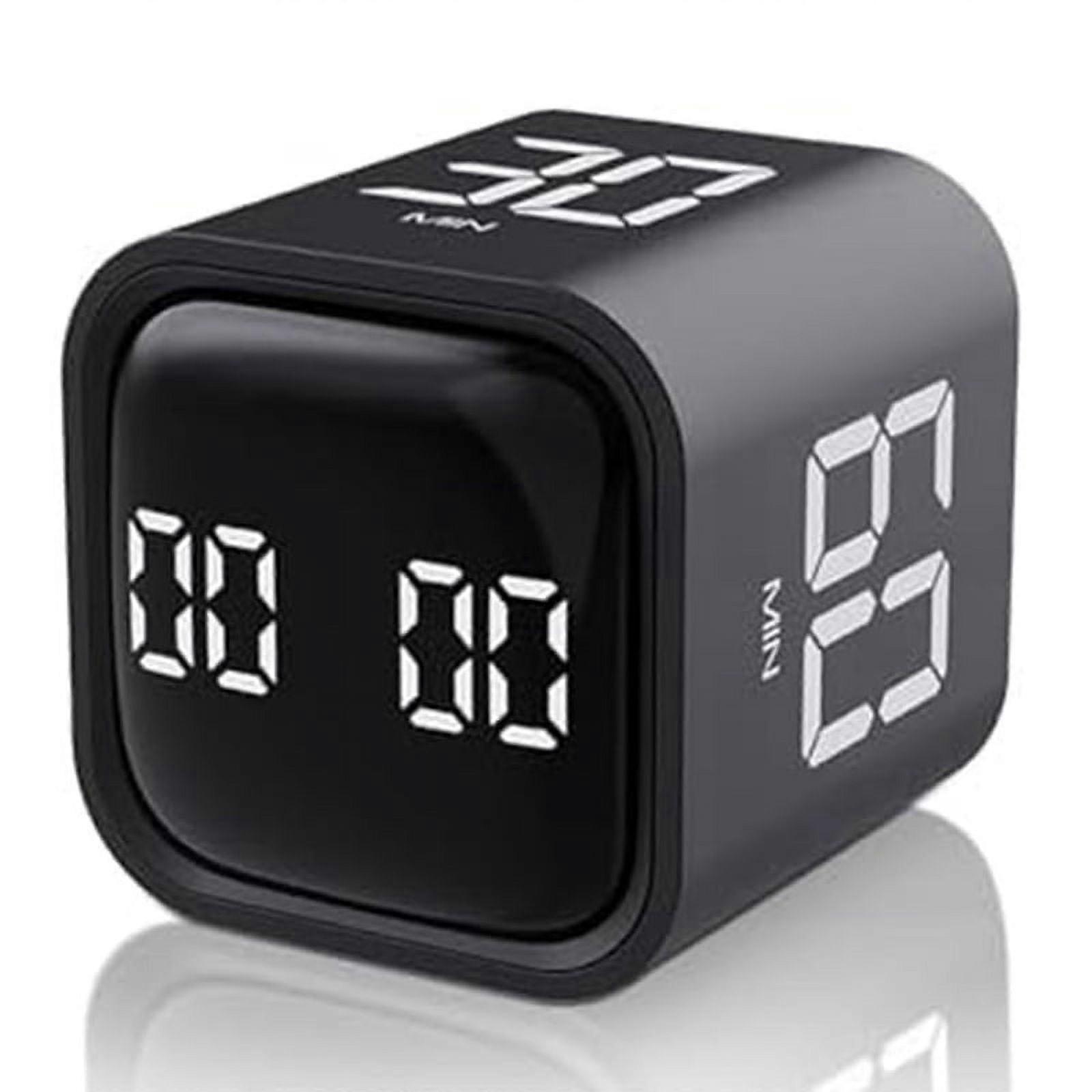 Square ,Rotation ,5/10/30/60 Minutes and Custom Countdown,Productivity ,For Tasks,Work,Study(Black)