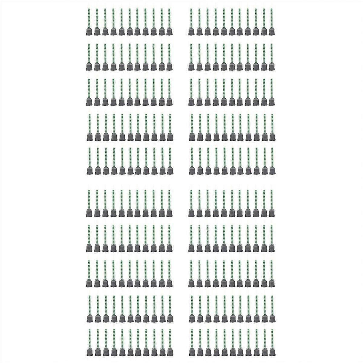 200Pcs Epoxy Adhesive Mixing Nozzle Static Mixing Nozzle MB5-16 Mixing Tube (1:1Ratio) for AB Glue M
