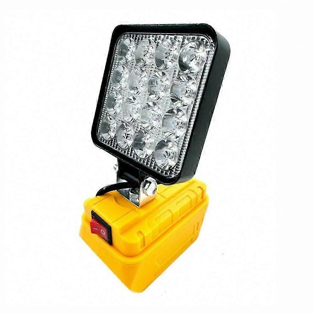 Dewalt 18V Li-Ion Battery Cordless LED Work Light, 4 Inch Flashlight, Portable Emergency Flood Lamp for Camping