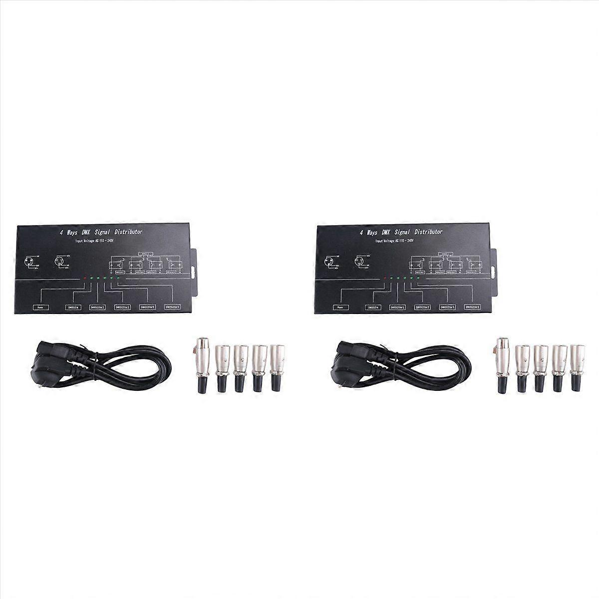 DMX512 Amplifier Splitter DMX512 Signal Repeater 1CH DMX121 4CH