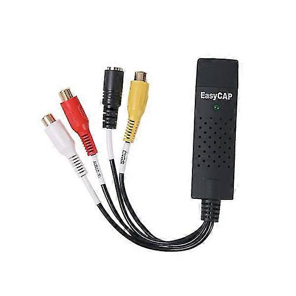 Easycap USB 2.0 TV DVD VHS Video Adapter Capture o AV Capture Support WinXP/ Win7/ Vista32 25-26