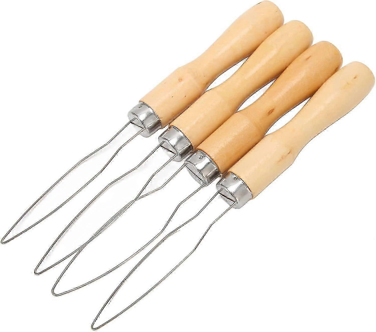 4pcs Wire Loop Needle Threader Stitch Insertion Hand Machine Sewing Tool,173mm