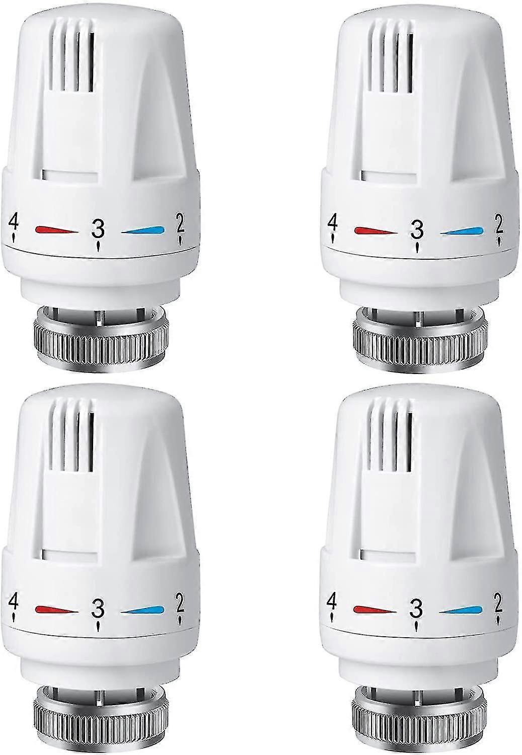 4 θερμοστατική κεφαλή καλοριφέρ τεμ, κεφαλή θερμοστατών καλοριφέρ Trv M30 X 1.5, θερμοστατική βαλβίδα καλοριφέρ, για το σπίτι και το γραφείο