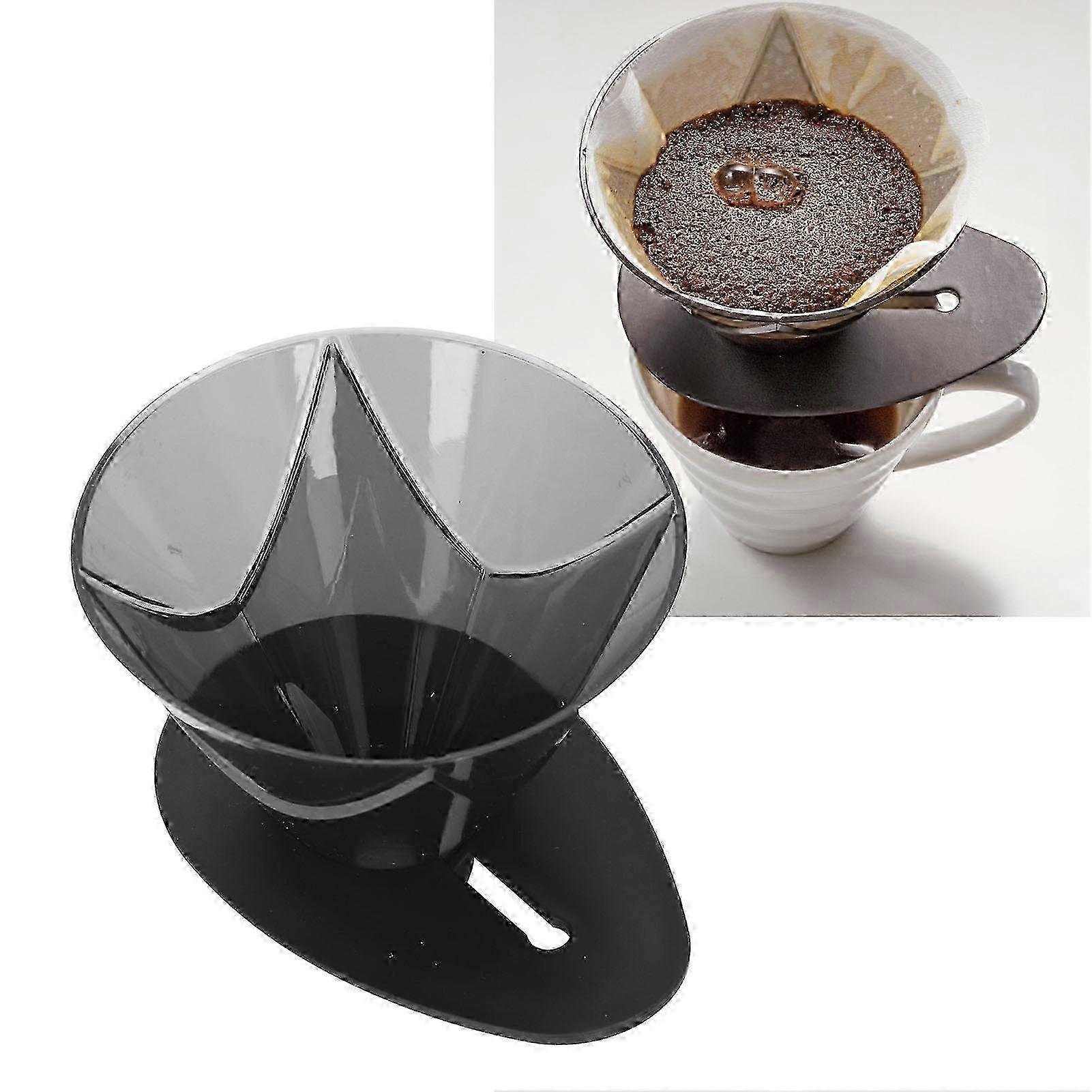 Pour Over Coffee Dripper PP Material Simple and Elegant Reusable Cone Coffee Filter