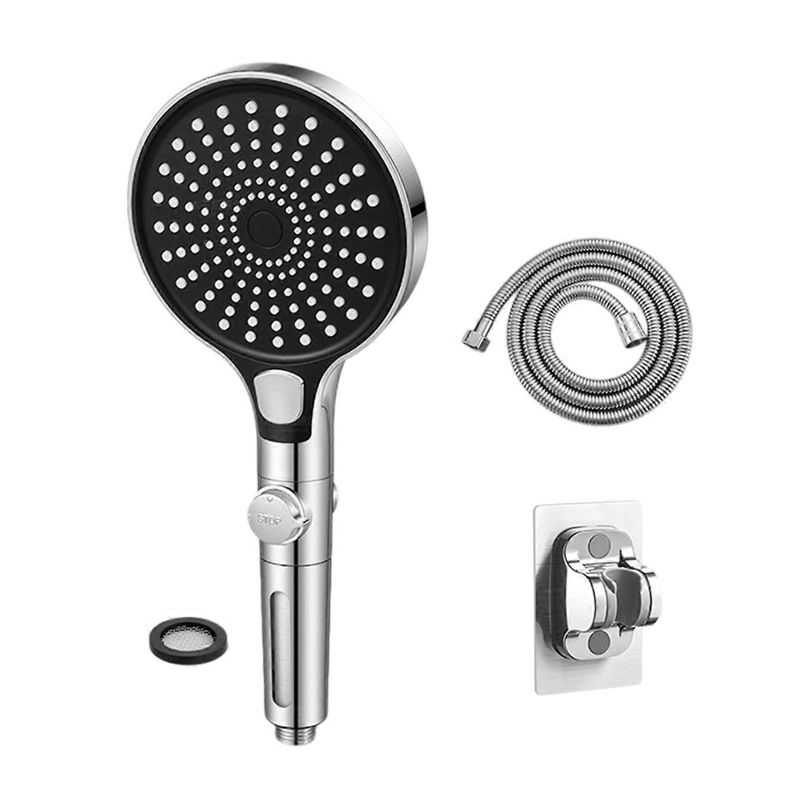 ABS Handheld Shower Head With Triple Sprays Function 130mm Coverage Area Water Filter Systems Bathroom Essential Multicolor