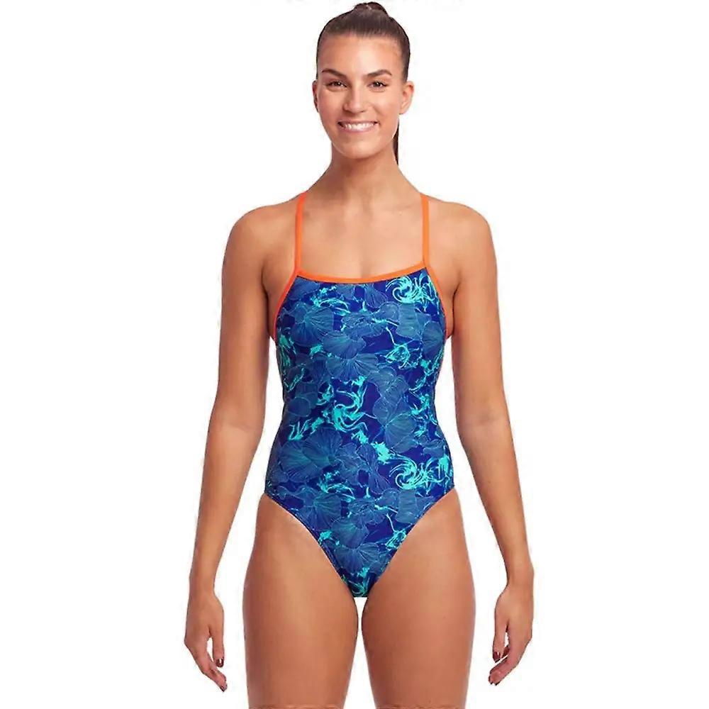 Funkita Deep Blue Strapped In Swimsuit
