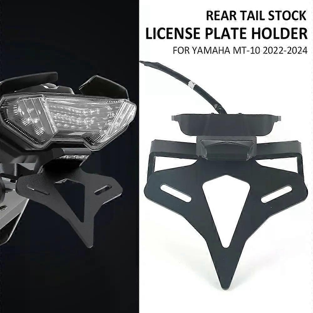 For Yamaha MT-10 MT10 MT 10 2022 2023 2024 Motorcycle Rear Short Tail Stock License Plate Holder Tailstock Frame Bracket Kit