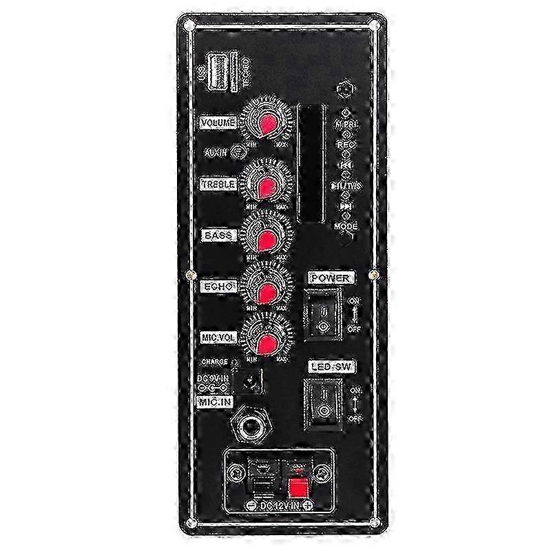 7.4V Amplifier Board Square Dance 2X10W Speaker Amplifier Support Bluetooth AUX U-Disk 5-8Inch Speak Edition B 2025