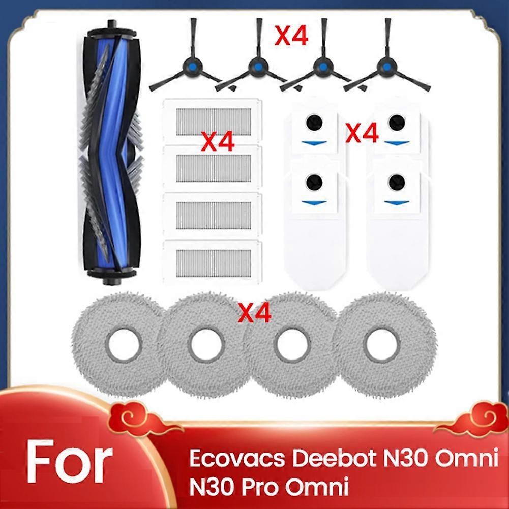 17PCS for N30 OMNI Parts Roller Side Brush Filter
