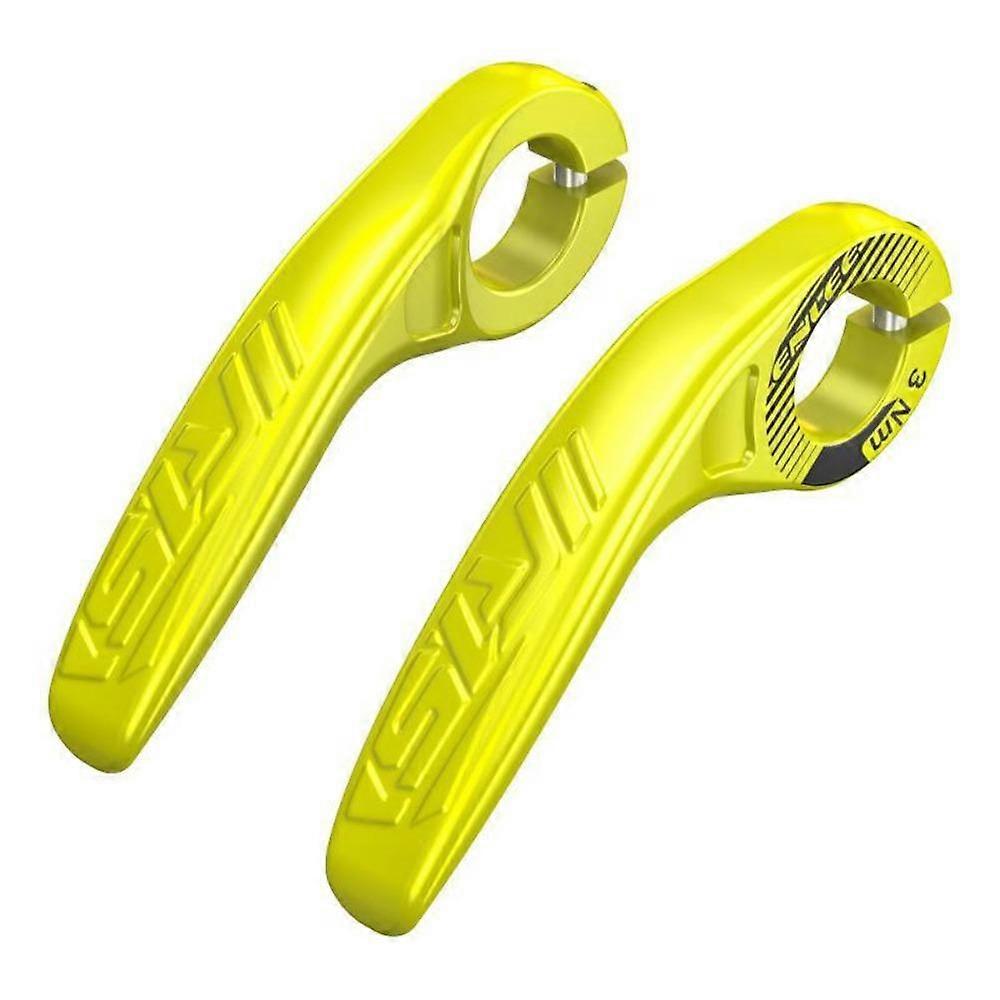 1Pair Auxiliary Bicycle Handlebar Vice Handle Adjustable Mountain Cow Horn Handle